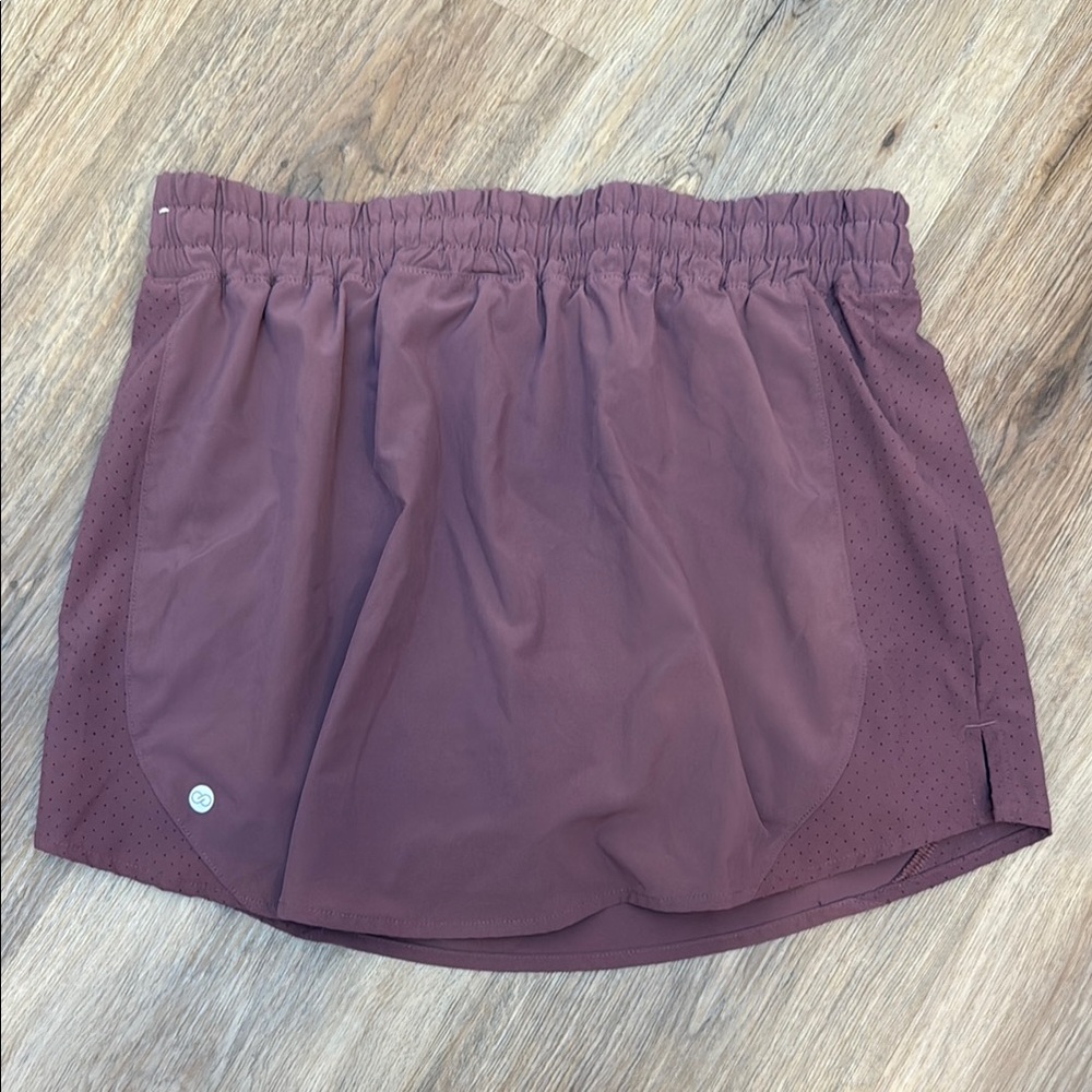 CALIA by Carrie Underwood Purple Athletic Mini Skirt with Shorts NWOT - Picture 5 of 6